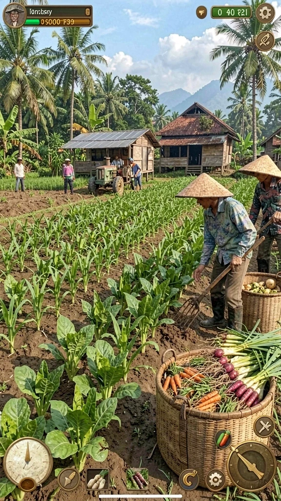 Karakter dengan desain unik yang menambah keseruan.