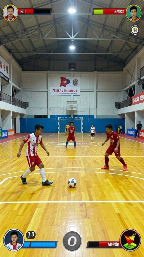 Karakter-karakter lucu dan berwarna-warni.