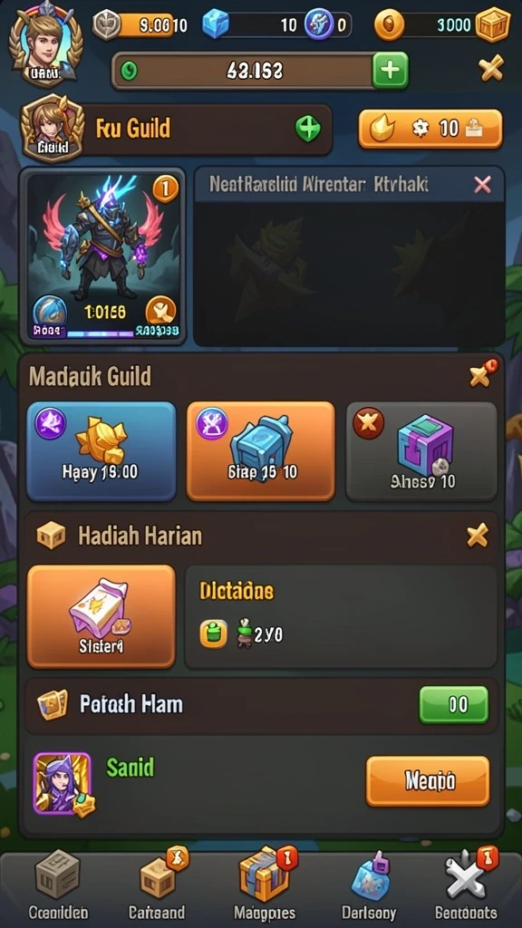 Tampilan grafis yang memikat dan penuh warna.