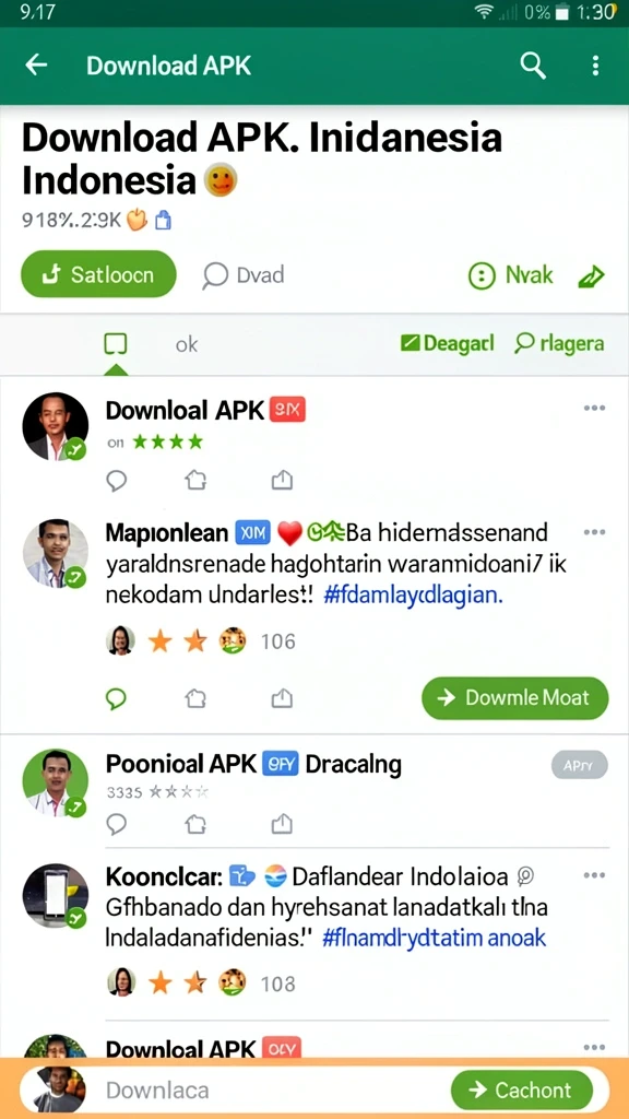 Pengaturan dunia maya yang penuh warna dan menawan.