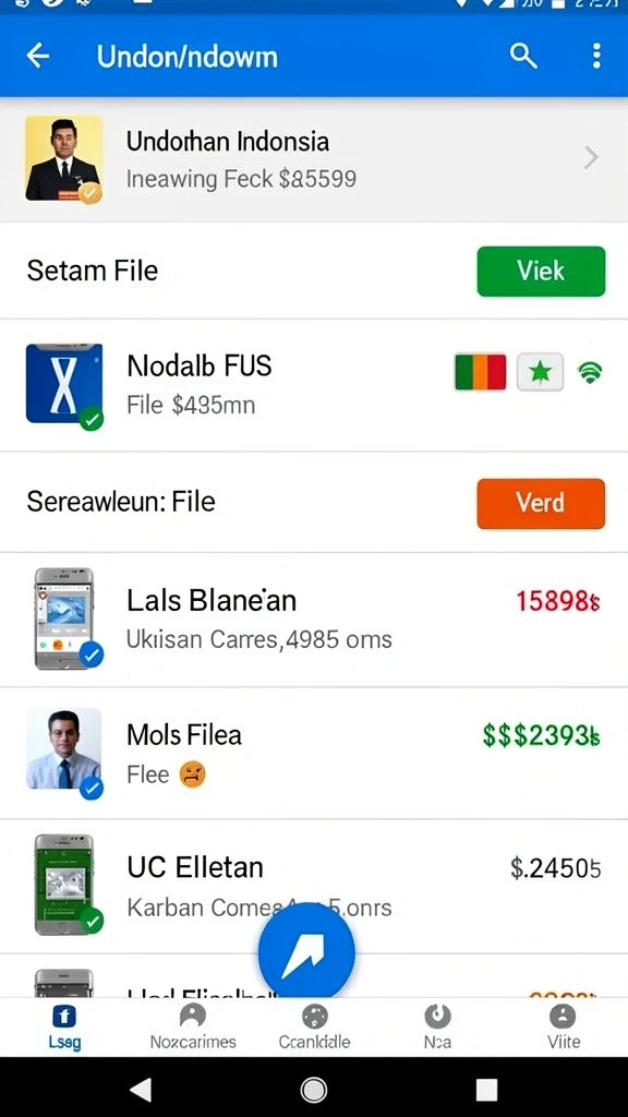 Tampilan antarmuka yang menarik dan modern.
