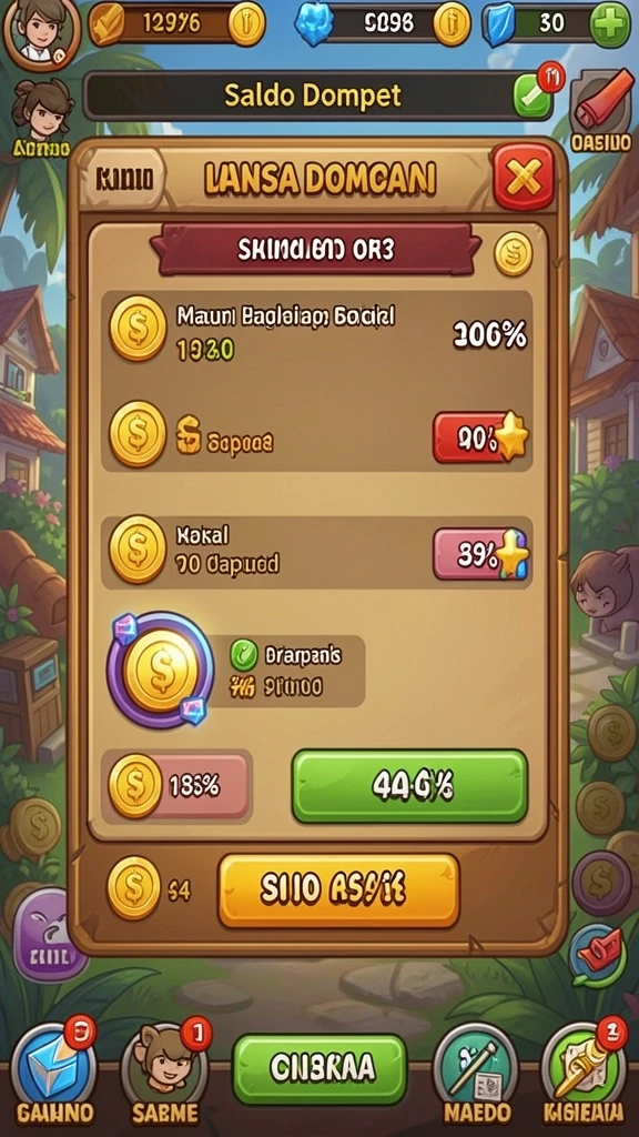 Beragam mode permainan yang menantang.