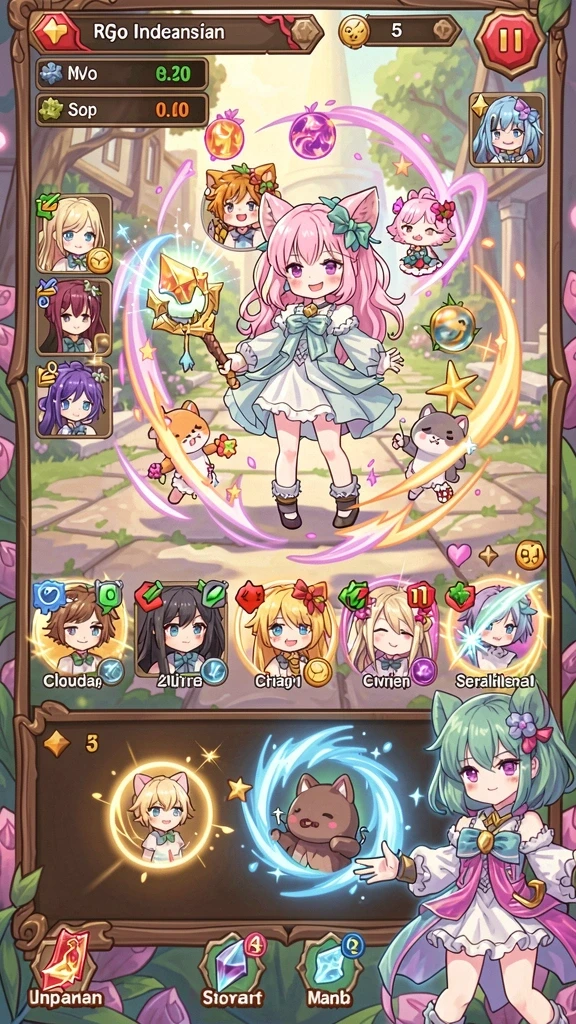 Gameplay seru dengan banyak tantangan menunggu.