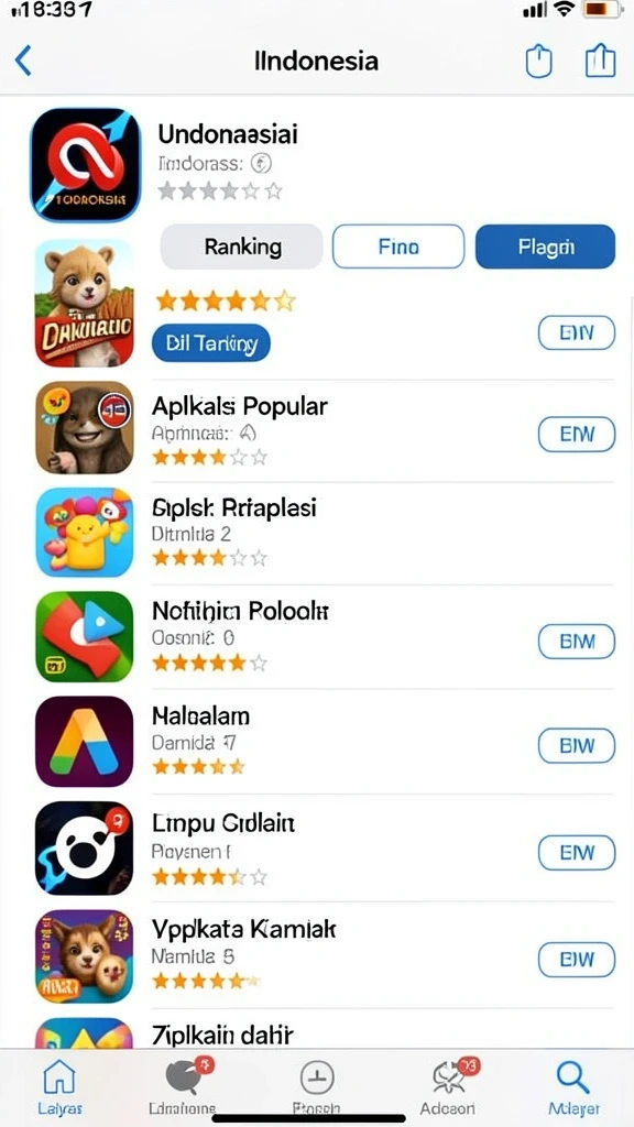 Tampilan antarmuka pengguna yang intuitif dan menarik.