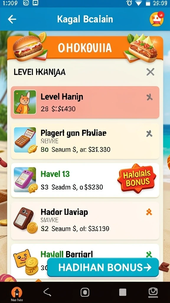 Tangkapan layar menunjukkan antarmuka pengguna yang ramah dan menarik.