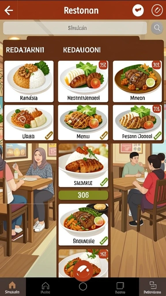 Tampilan antarmuka yang ramah pengguna.