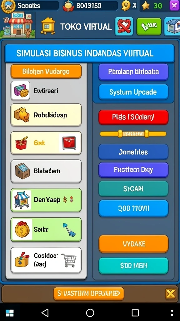 Grafis yang menarik dan penuh warna.