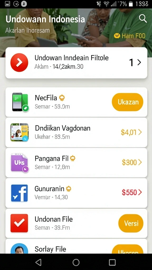 Karakter yang beragam dan menarik.