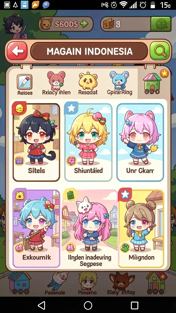 Tangkapan layar interaksi multiplayer yang seru.
