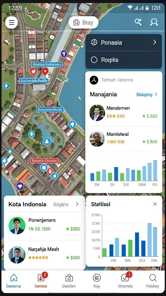 Fitur interaksi komunitas yang menarik.
