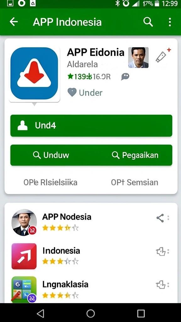 Tampilan antarmuka permainan yang menarik.