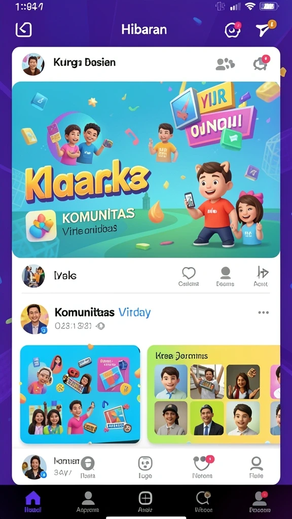 Tampilan antarmuka yang user-friendly.