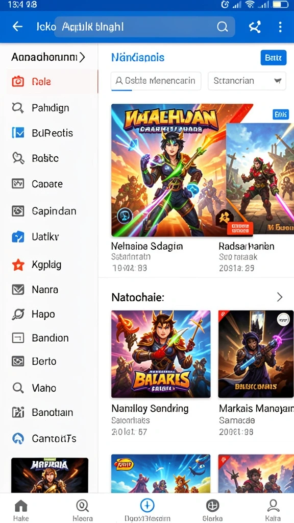Grafik yang penuh warna dan efek visual yang menarik.