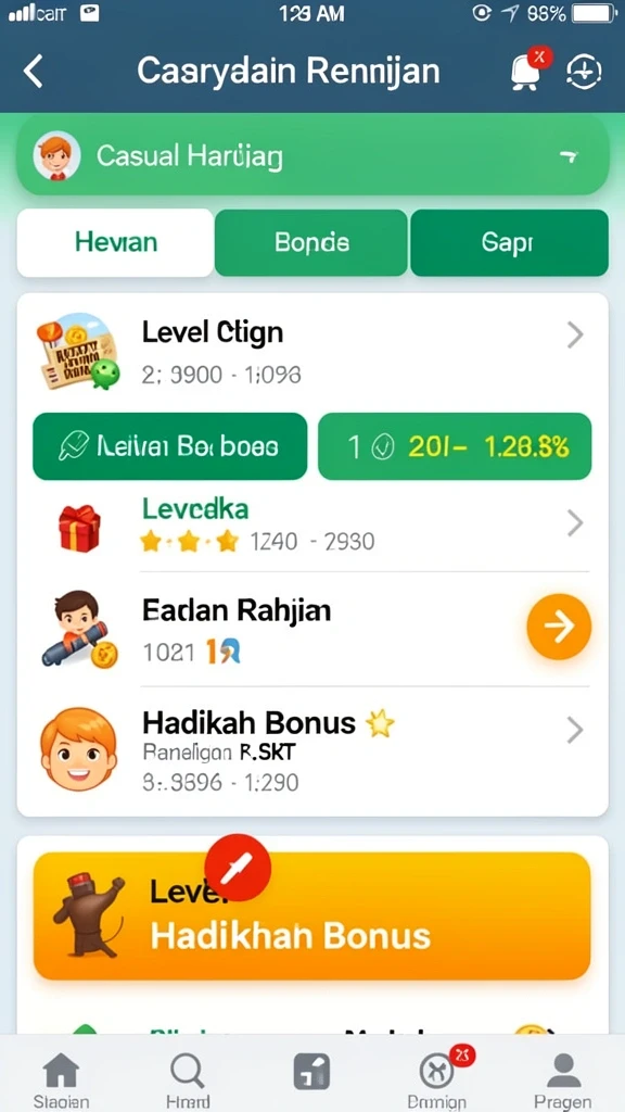 Screenshot dari permainan slot yang mengasyikkan.