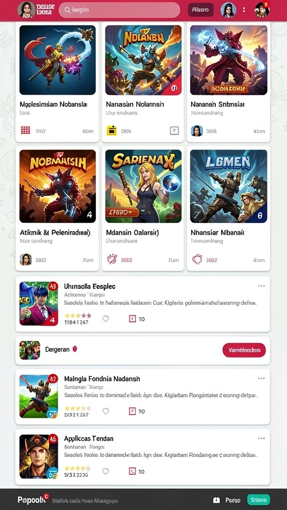 Mode kompetisi dengan tantangan yang mengasyikkan.