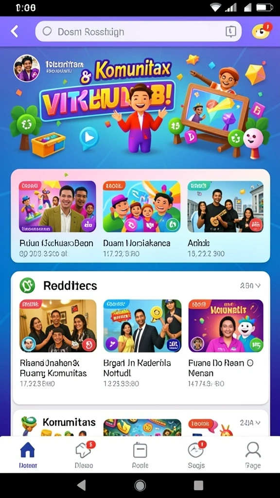 Tampilan antarmuka yang menarik dan user-friendly.