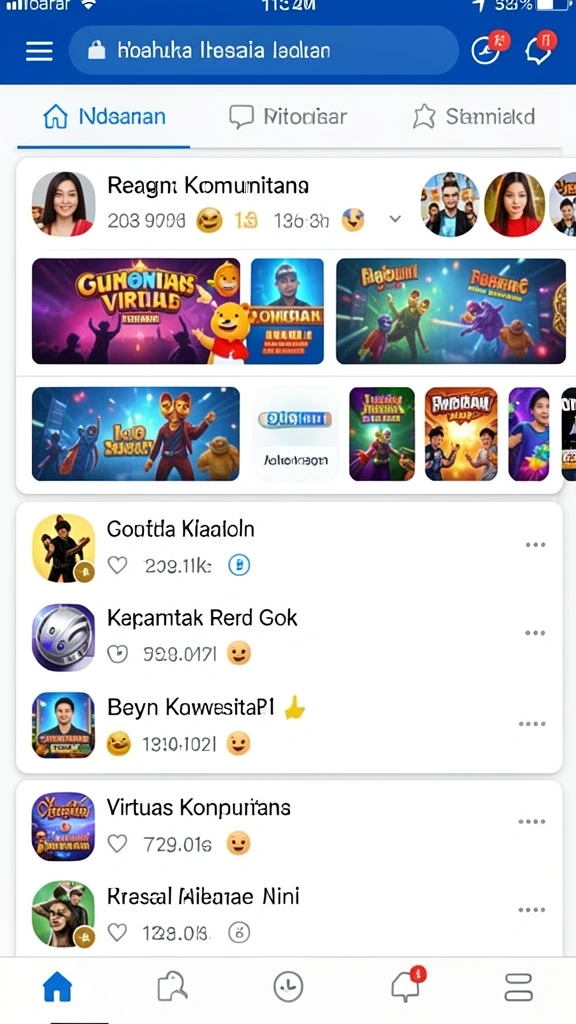 Fitur turnamen yang membuat permainan semakin seru.