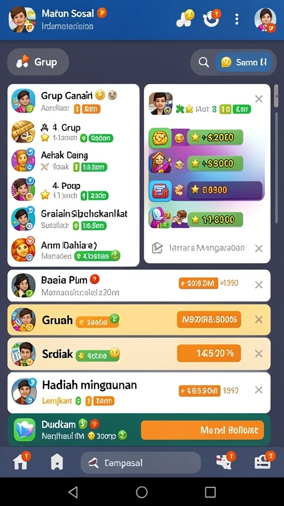 Tampilan antarmuka yang intuitif dan mudah digunakan.