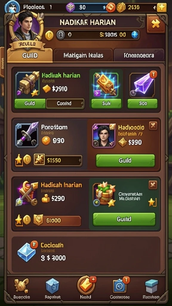 Screenshot menunjukkan aksi seru dalam permainan.