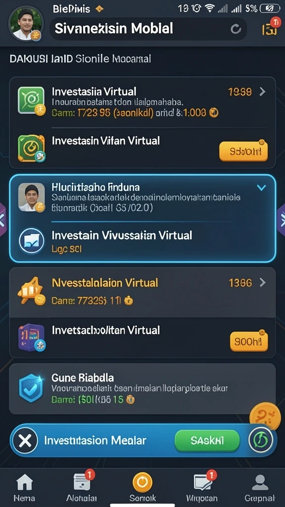 Tampilan antarmuka yang intuitif dan mudah dipahami.