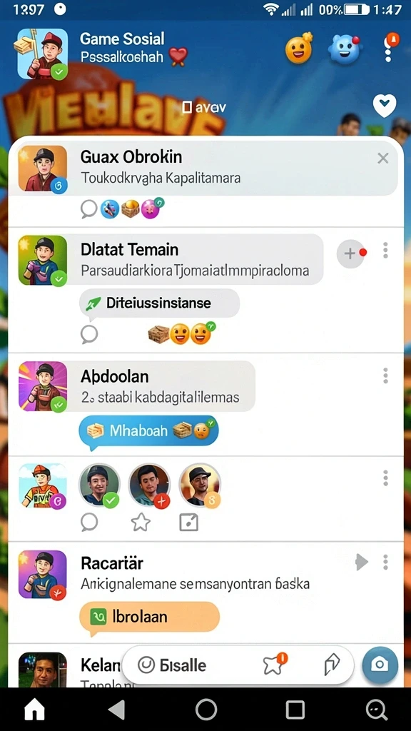Kostum dan aksesori yang bervariasi untuk karakter.