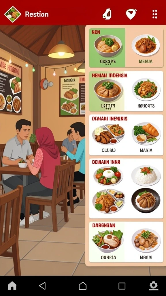 Tampilan antarmuka yang intuitif dan mudah digunakan.
