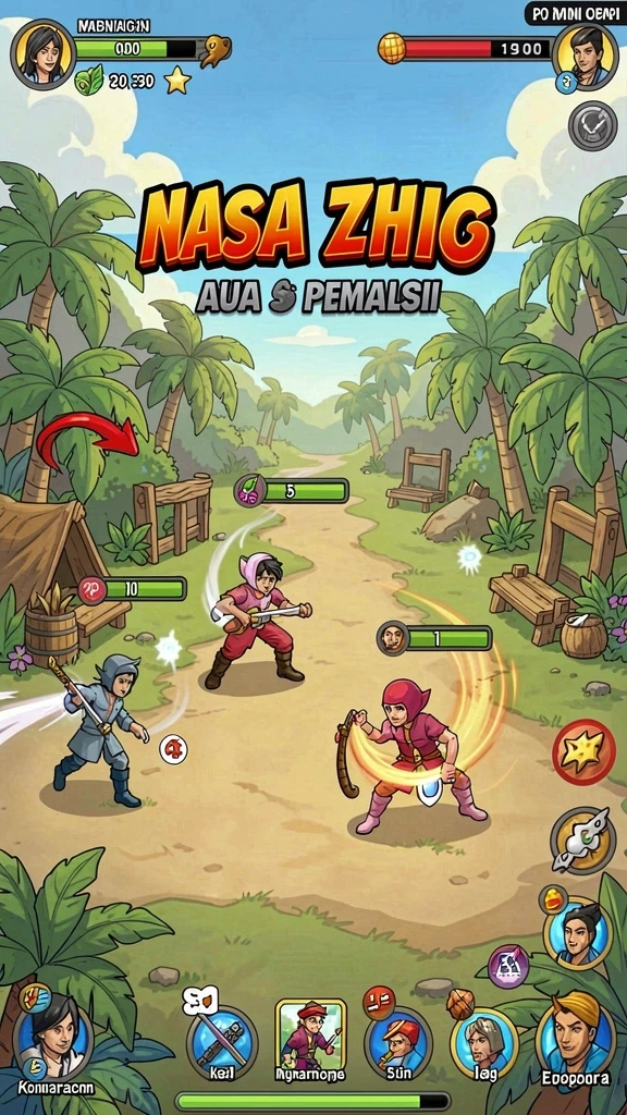 Berbagai karakter unik yang bisa dipilih oleh pemain.